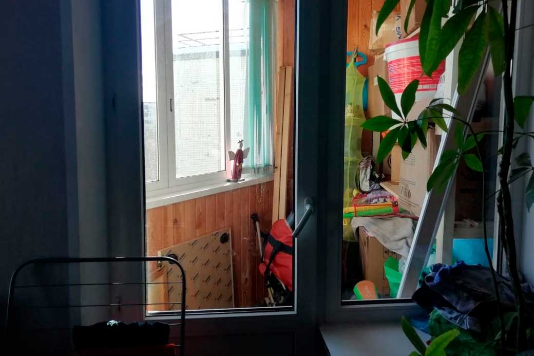 Балконная дверь до замены