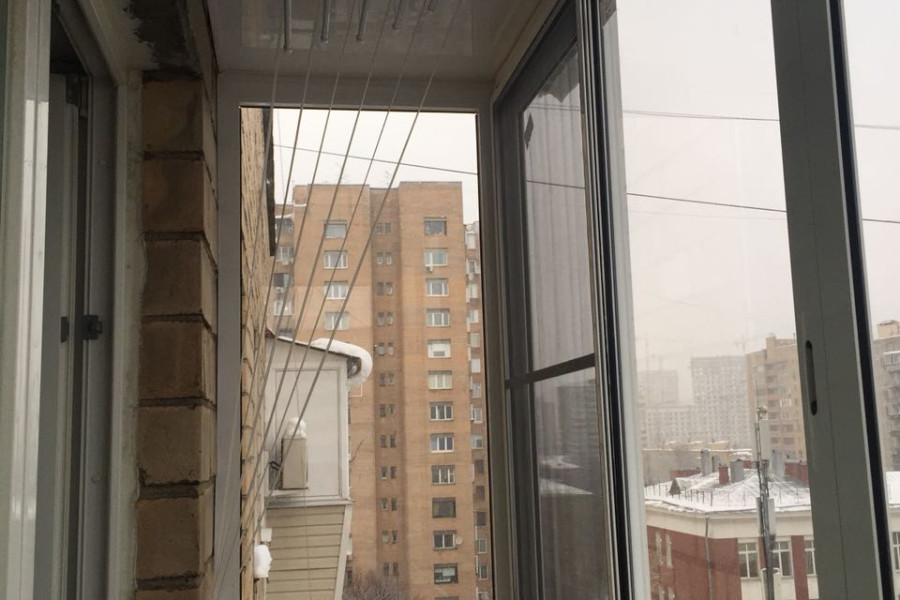 Остекление и отделка балкона по адресу: Москва, ул. Усиевича д. 9 - 1317195566