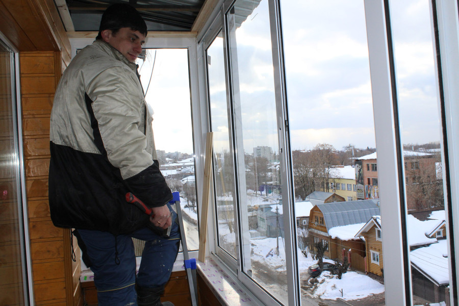 Установка крыши и остекление балкона. Павловский Посад, ул.Карповская - 125818234