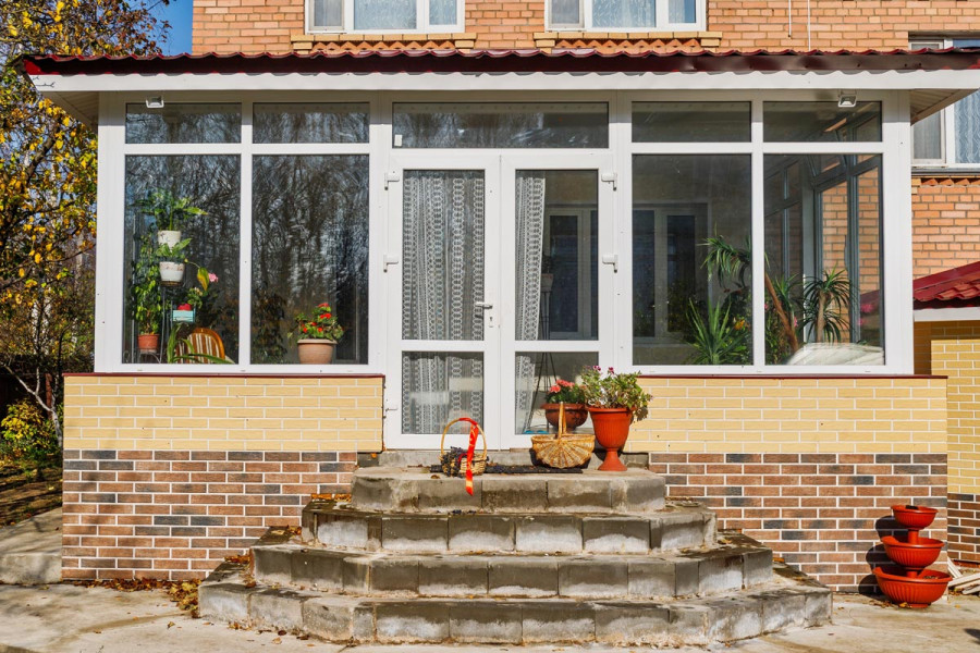 Зимний сад. Установка пластиковых окон Павловский Посад - 2032309154