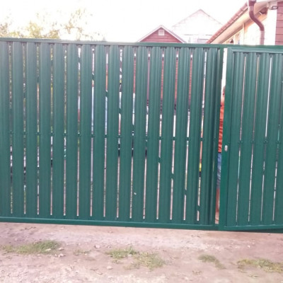 Откатные ворота в г. Павловский Посад – особенности и преимущества - 735711108