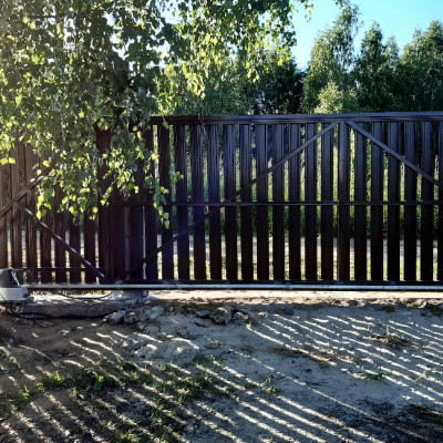 Откатные ворота в г. Павловский Посад – особенности и преимущества - 1092445531