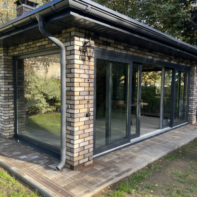 Панорамные раздвижные двери – изысканно, красиво, удобно - 1445342357