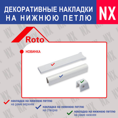 Декоративные накладки для окон от Roto и Vorne - 1183472219