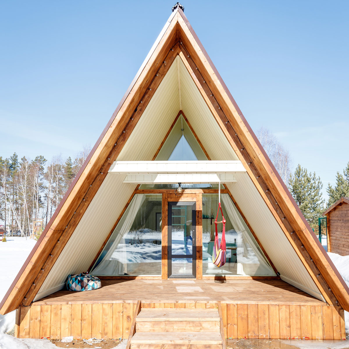 Остекление домов в стиле А–фрейм в Московской области - 475059214