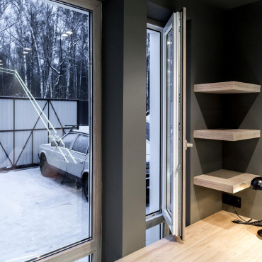 Дачный ответ от 05.02.2017 Асимметричная гостиная