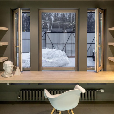 Остекление дачного дома "Дачный ответ". Дизайн-бюро ШКАФ.