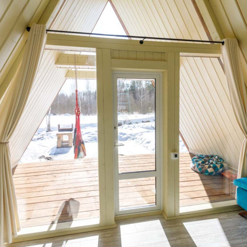 Остекление домов в стиле А–фрейм в Московской области - 1538116079