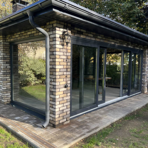 Панорамные раздвижные двери – изысканно, красиво, удобно - 1445342357